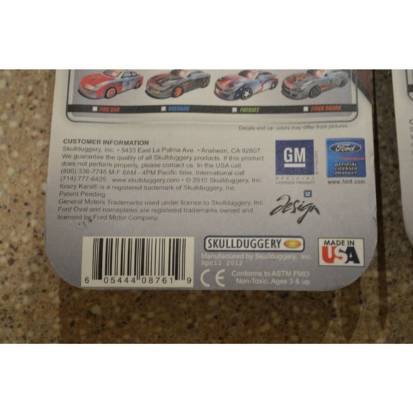 Krazy Kars Marble Racers Light Up Corvette Stingray - Camaro SS Lot of 2 (B) - Picture 7 of 7